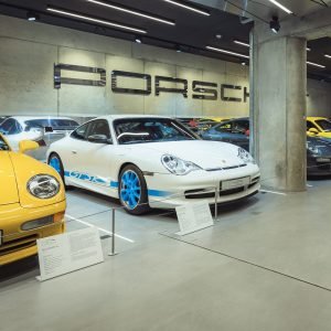 Porsche RS automobilių kolekcijos ekskursija